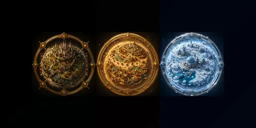 Premium Tiny Planet Collections generated by chatgpt-image