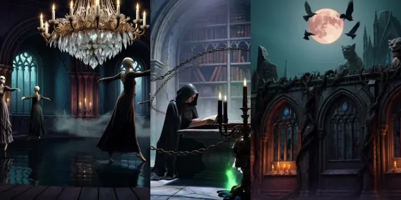 Gothic Shadow Realm Fantasies generated by undefined