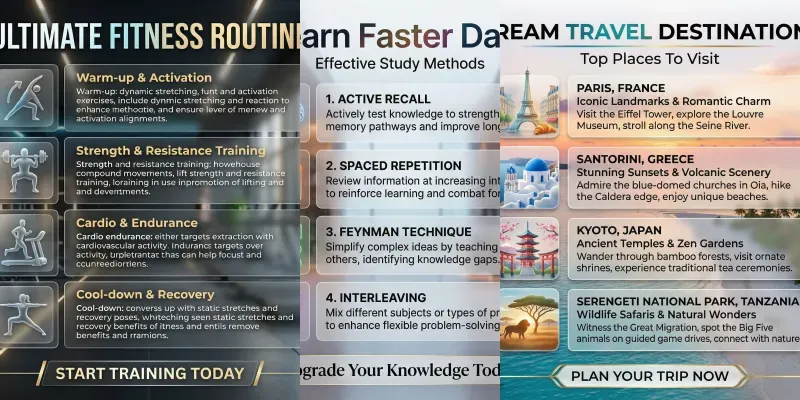 Modern Aesthetic Infographics generated by undefined