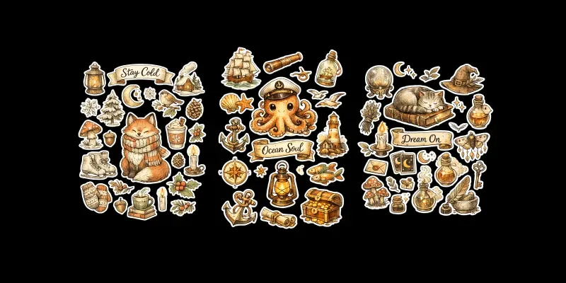 Cozy Aesthetic Graphic Asset Creators generated by undefined