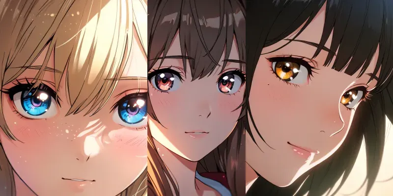 Cute Anime Waifu Portraits generated by undefined