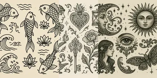 Pro Tattoo Flash Generator Prompts generated by chatgpt-image