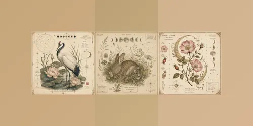 Vintage Celestial Botanicals generated by chatgpt-image