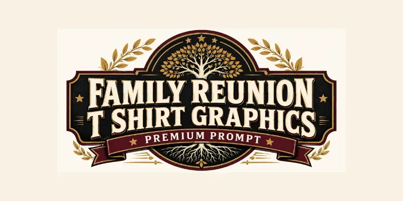 Family Reunion T Shirt Graphics generated by undefined