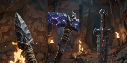 Legendary Weapon Evolution Reels generated by veo