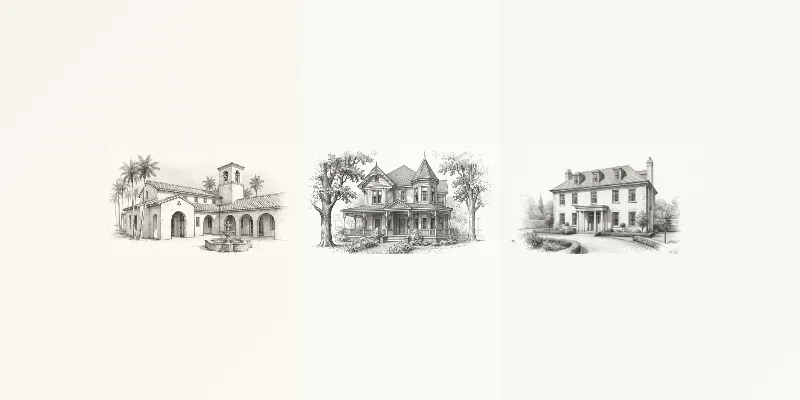 Pencil Sketch House Portrait Generator generated by undefined