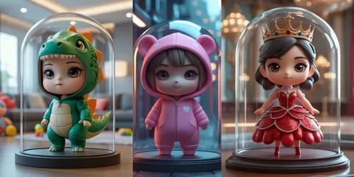 Chibi Dome Collections generated by leonardo