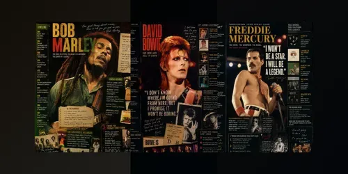 Information Posters About Music Stars generated by chatgpt-image