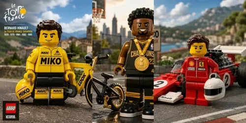 Classic Lego Athlete Portrait Collections generated by chatgpt-image