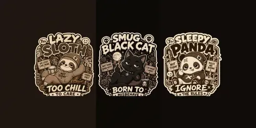 Cute Rebel Sticker Generator generated by chatgpt-image