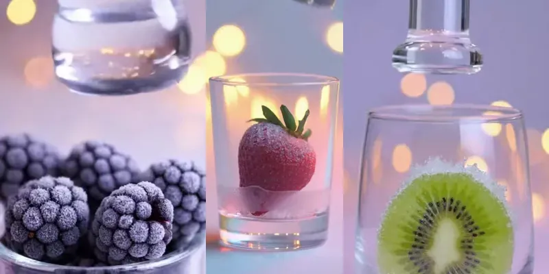 ASMR Frozen Fruit Crushes generated by undefined