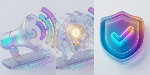 3D Minimalist App Web UI Icon Sets generated by gemini-image