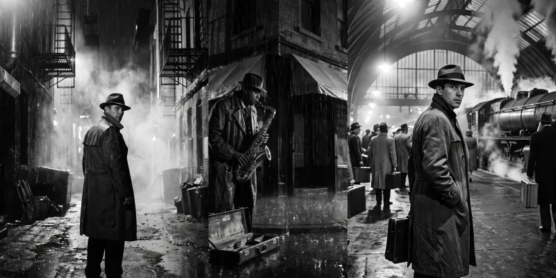 Cinematic Film Noir Photography