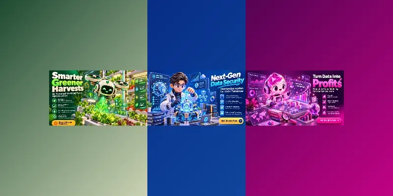 Vibrant 3D Agent Infographics
