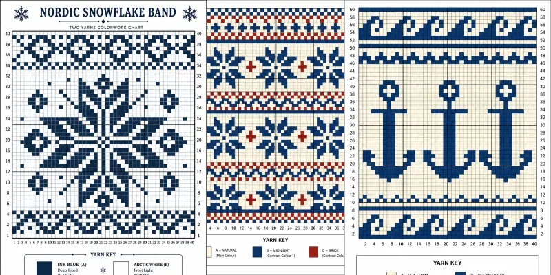 Knitting Colorwork Chart Pages generated by undefined