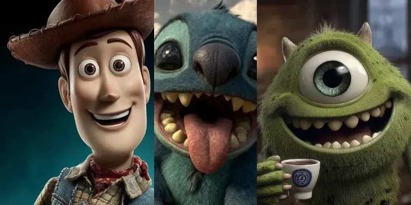 Realistic Disney Character generated by undefined