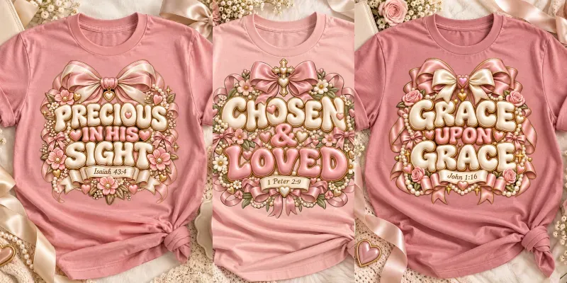 Christian Coquette Tshirt Designs generated by undefined