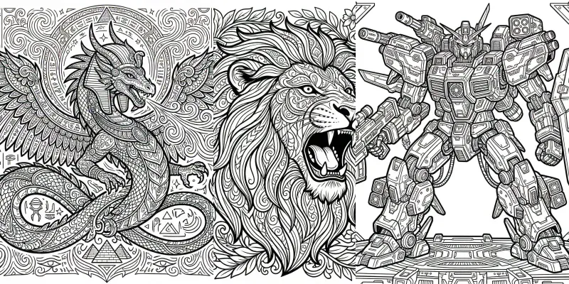 KDP Adult Coloring Pages generated by undefined
