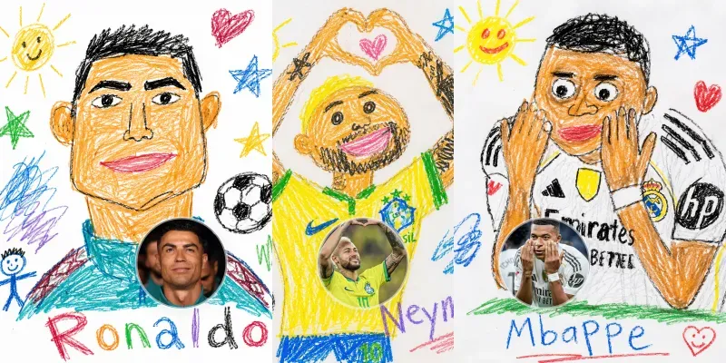 5 Year Old Crayon Drawings generated by undefined