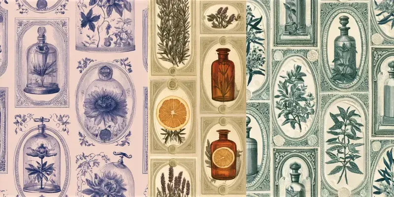 Antique Apothecary Label Patterns