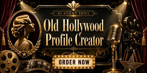 Old Hollywood Profile Creator generated by chatgpt-skill