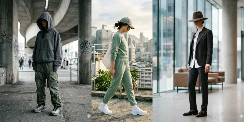 Fashion Lookbook Outfit Style Visuals generated by undefined