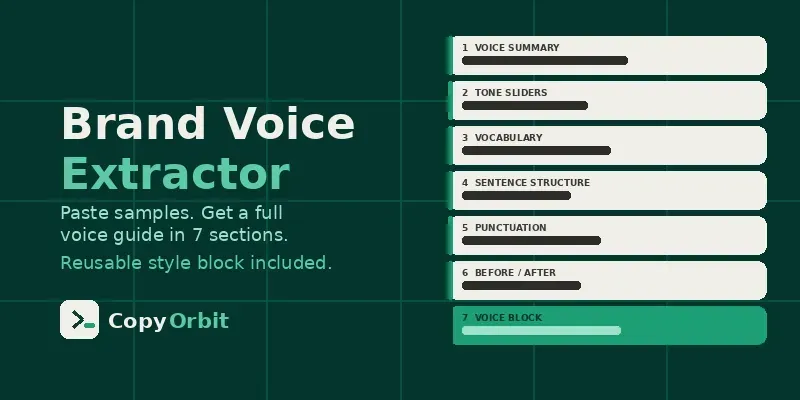 Brand Voice Extractor generated by undefined