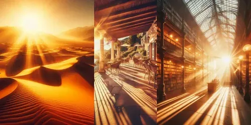 Sundrenched Paradises generated by dalle