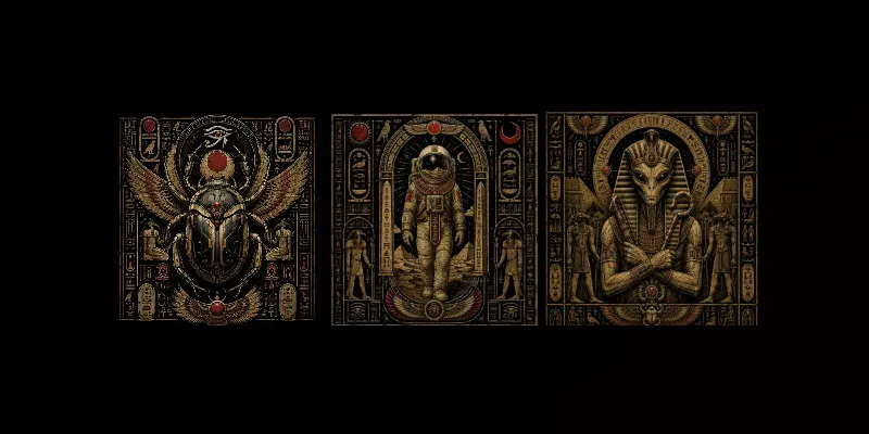 Egyptian Tshirt Art generated by undefined