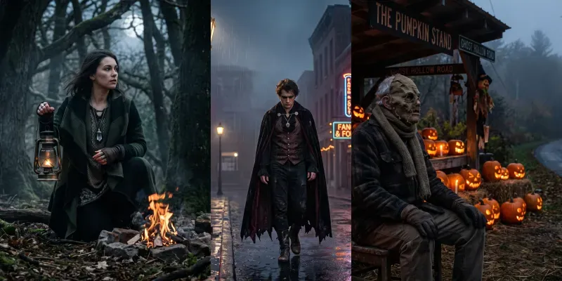Cinematic Halloween Photography generated by undefined