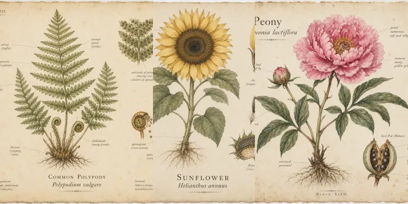 Vintage Botanical Watercolor Generator generated by undefined