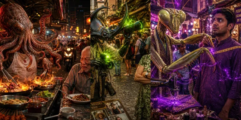 Monster Street Workers generated by undefined