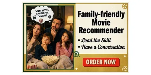 Familyfriendly Movie Recommender generated by chatgpt-skill