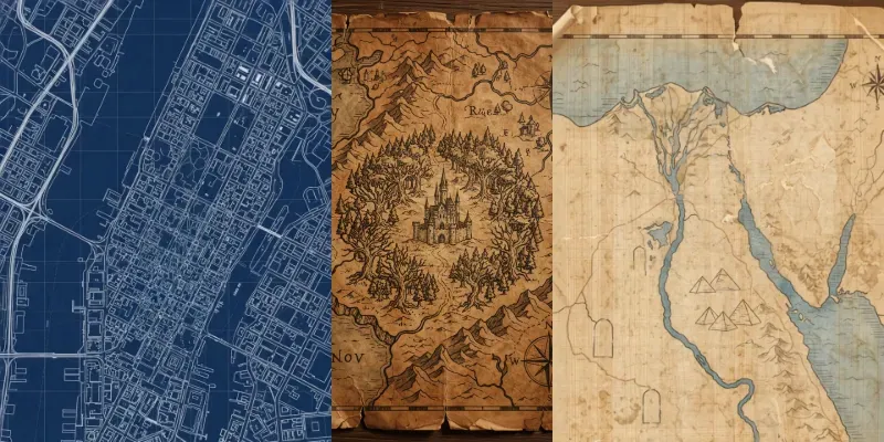 Cinematic Map To Reality Zoom Videos