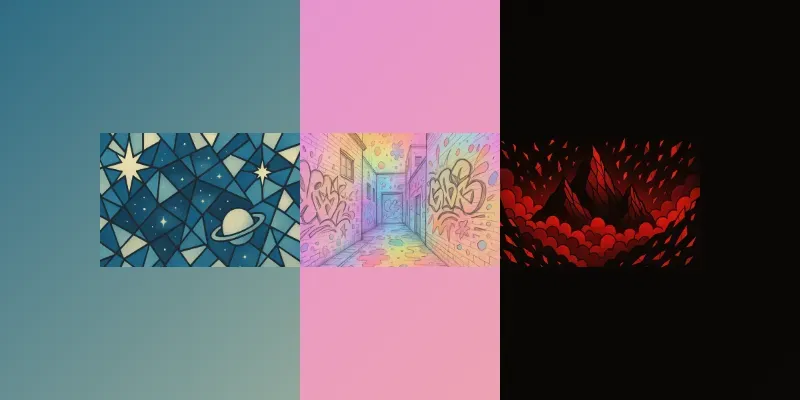 Unique Backgrounds generated by undefined