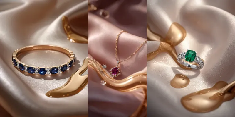 Luxury Jewelry Premium Photography generated by undefined