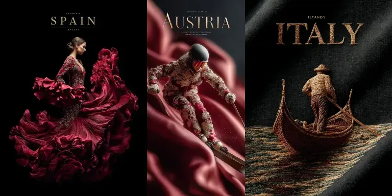 Luxury Embroidery Poster Art generated by undefined
