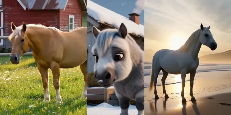 Golden Gallop Cinematic Horses At Sunset