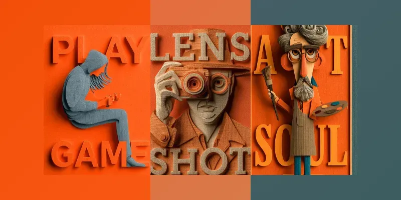 Orange Paper Cutout Art generated by undefined