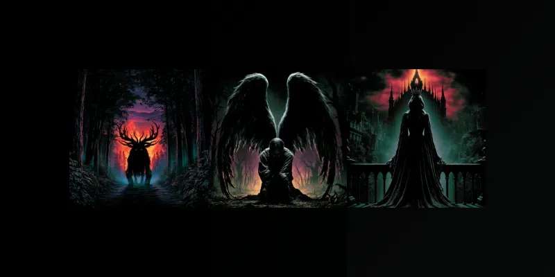 Cinematic Dark Fantasy Worlds generated by undefined