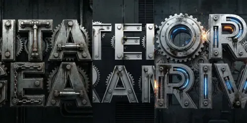 Mechanical Assembly Logos generated by gemini-image