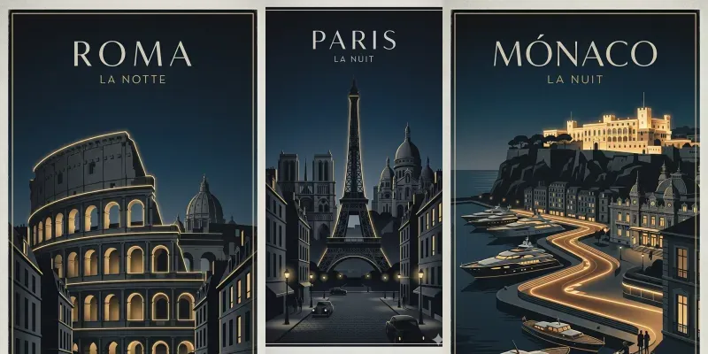 Noirluxe Travel Art generated by undefined