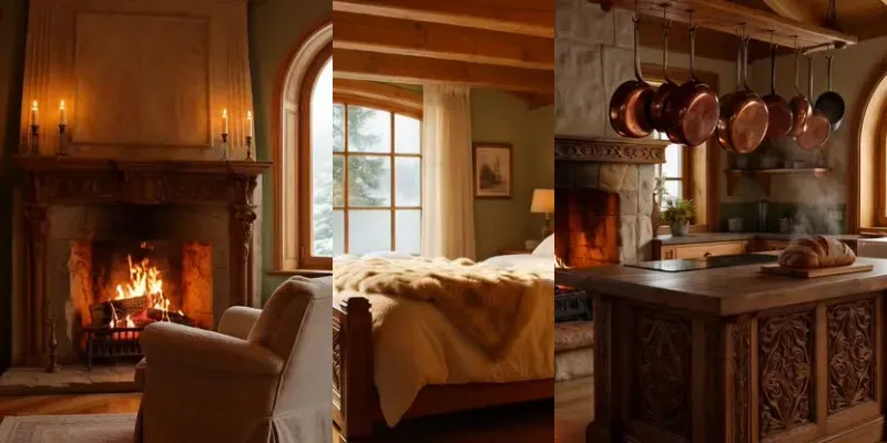Luxury Alpine Cozy Interior Video Packs generated by undefined