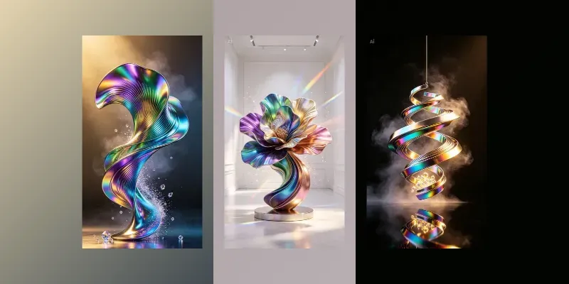3D Metallic Abstract Creators generated by undefined