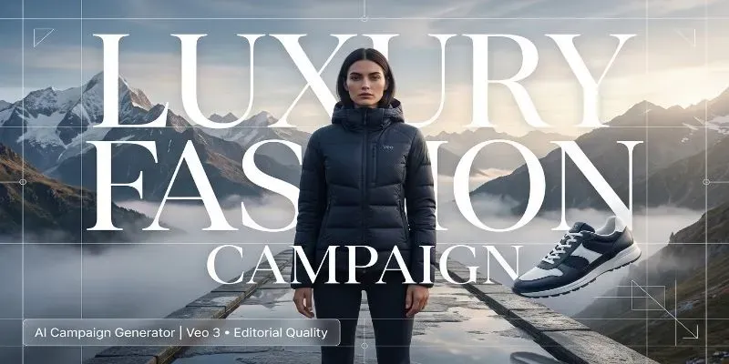 Luxury Fashion Campaign Generator Ads generated by undefined