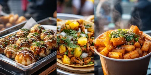 Authentic Street Food Photography generated by midjourney