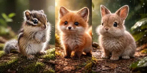Ultra Realistic Cute Animals generated by chatgpt-image