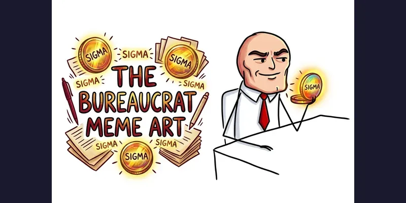 The Bureaucrat Meme Art generated by undefined