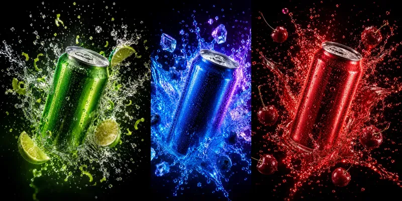 Beverage Splash Motion Stagers generated by undefined