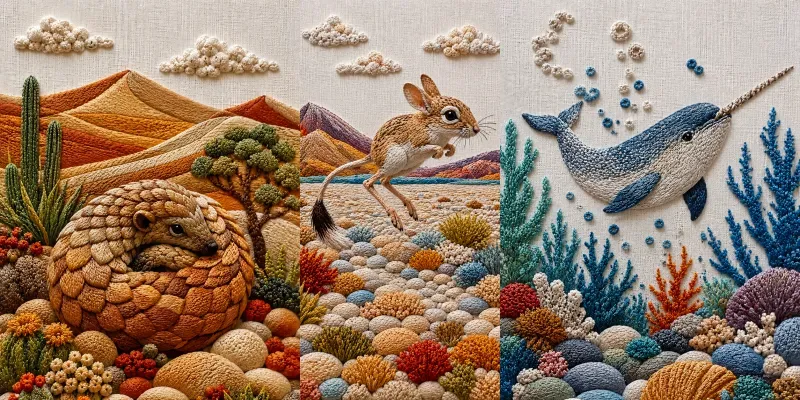 Tactile Handcrafted 3D Physical Wall Art generated by undefined